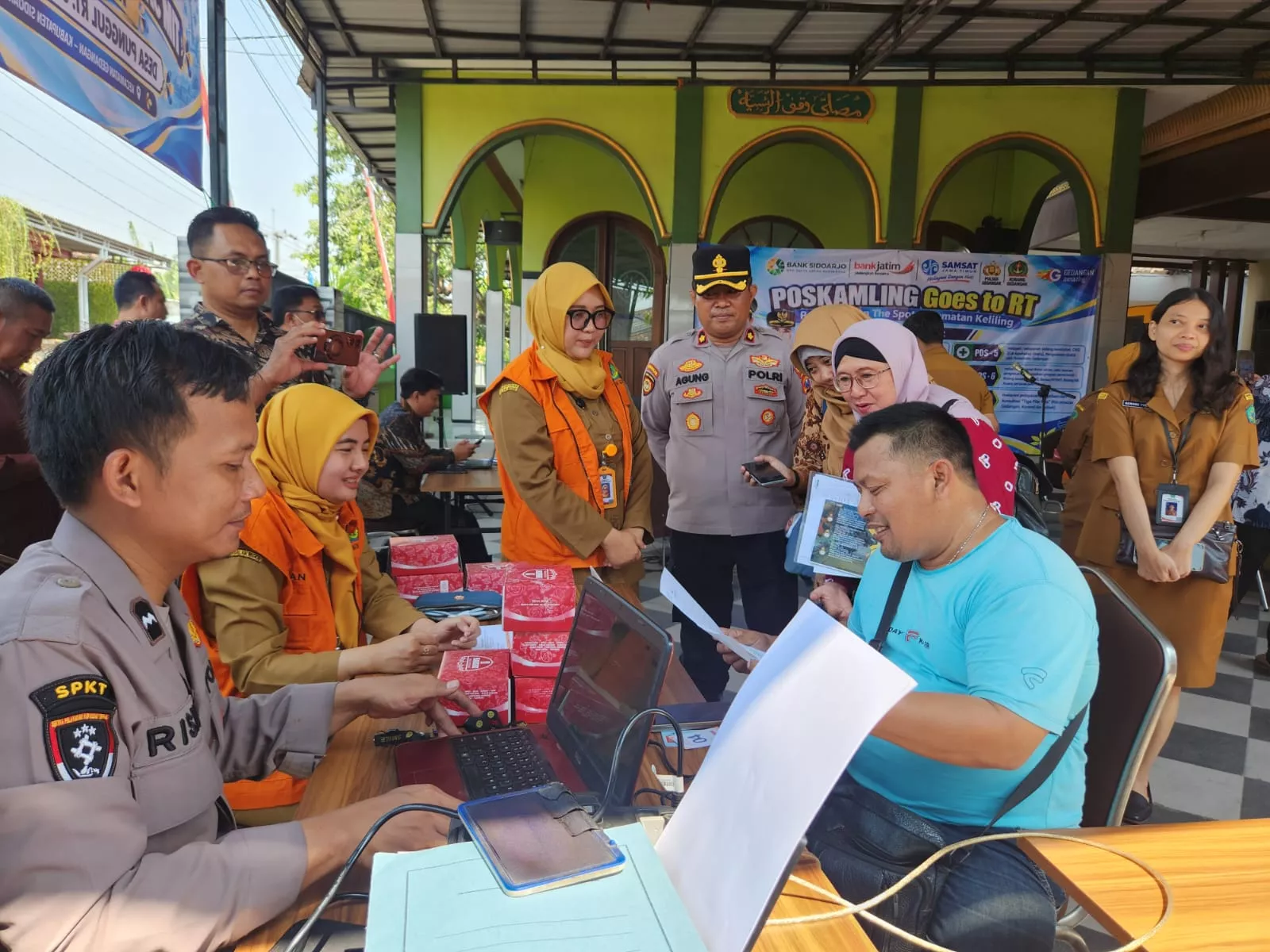 Polsek Gedangan Buka Layanan Publik di Pos Kamling, Warga Bisa Konsultasi Hukum